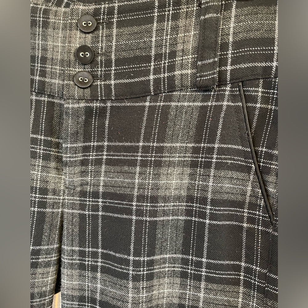 Candie's Women's Plaid Flare Pants 90s Vintage - Picture 4 of 6